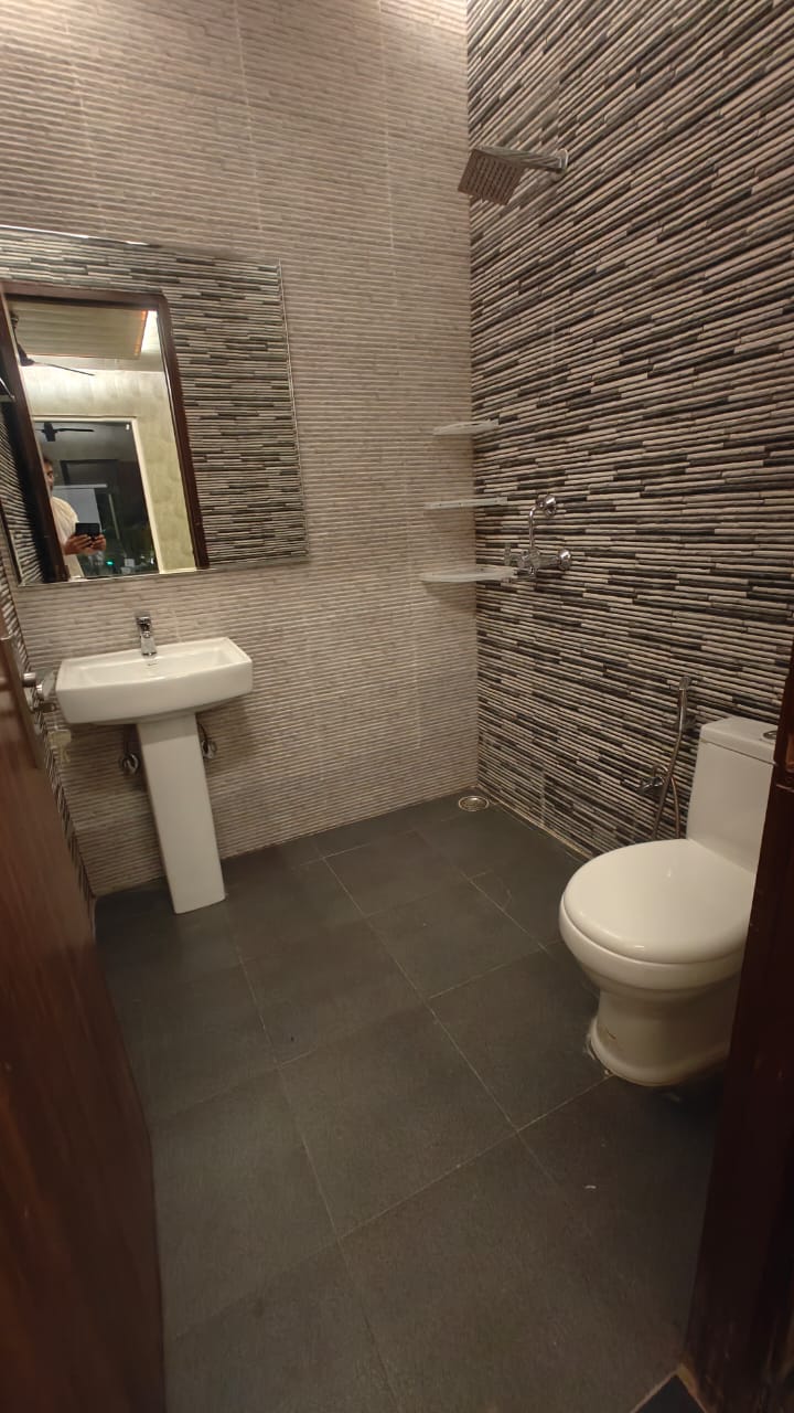 A modern attached bathroom